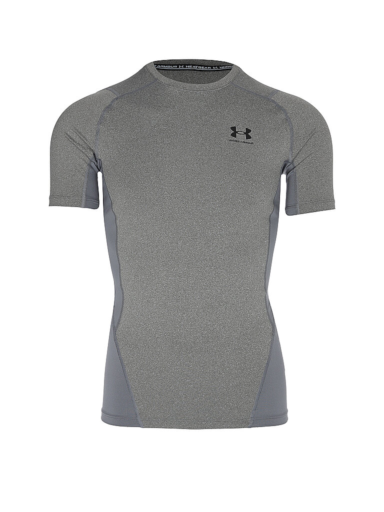 UNDER ARMOUR Herren Fitnessshirt HeatGear Armour grau | S